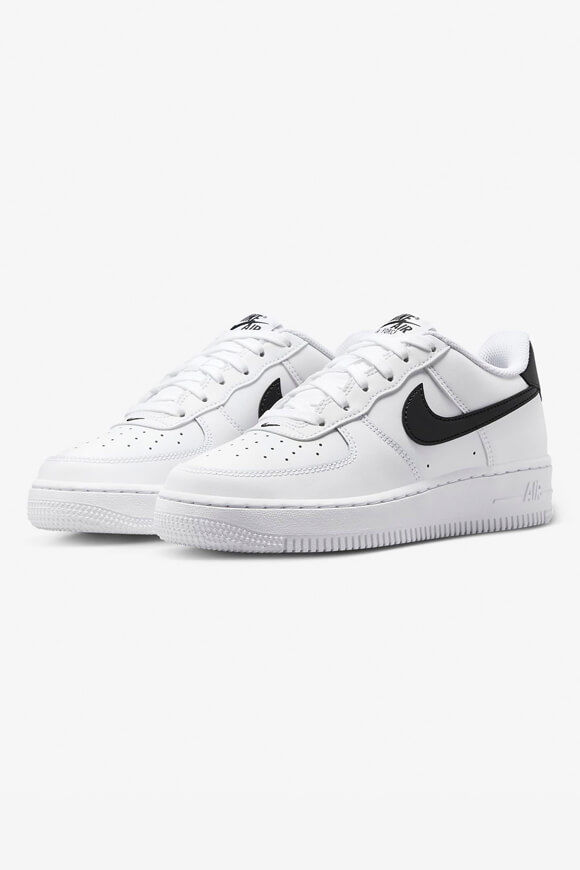 Nike Air Force 1 Sneaker | White + Black | Jungen  | EU35.5 von Nike