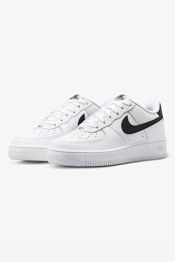 Nike Air Force 1 Sneaker | White + Black | Jungen  | EU36.5 von Nike