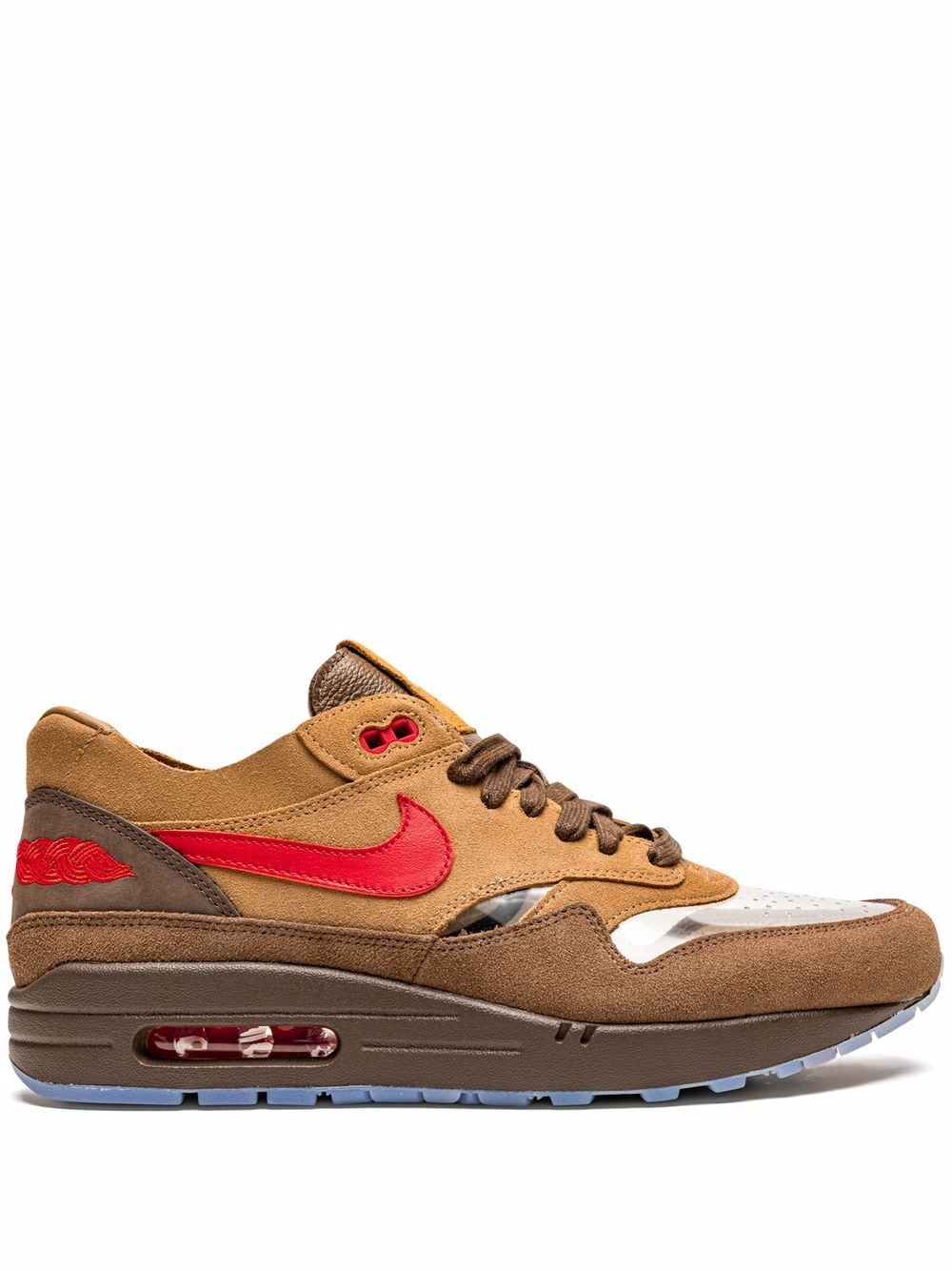 Nike x CLOT Air Max 1 "Kiss Of Death CHA" sneakers - Brown von Nike