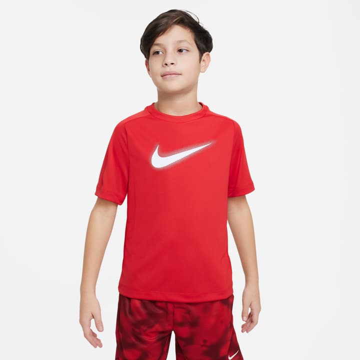 Nike Dri-FIT Multi T-Shirt T-Shirt rot von Nike