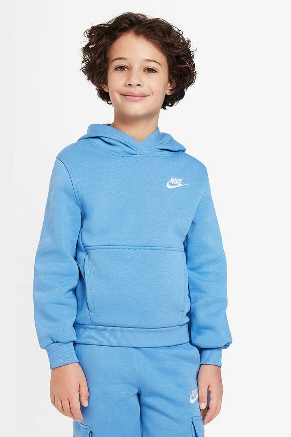 Nike Club Fleece Kapuzensweatshirt | Blue Beyond | Jungen  | M von Nike