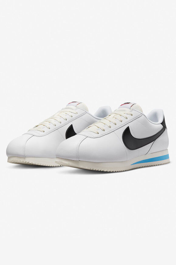 Nike Cortez Sneaker | White + Black + Light Photo Blue | Herren  | EU43 von Nike