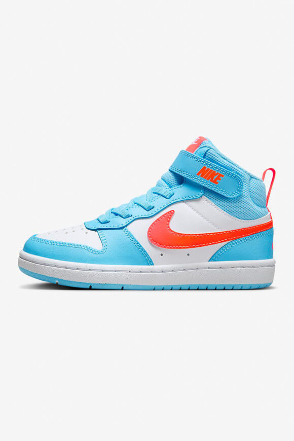 Nike Court Borough 2 Kids Sneaker | Aquarius Blue + Total Orange | Jungen  | EU29.5 von Nike
