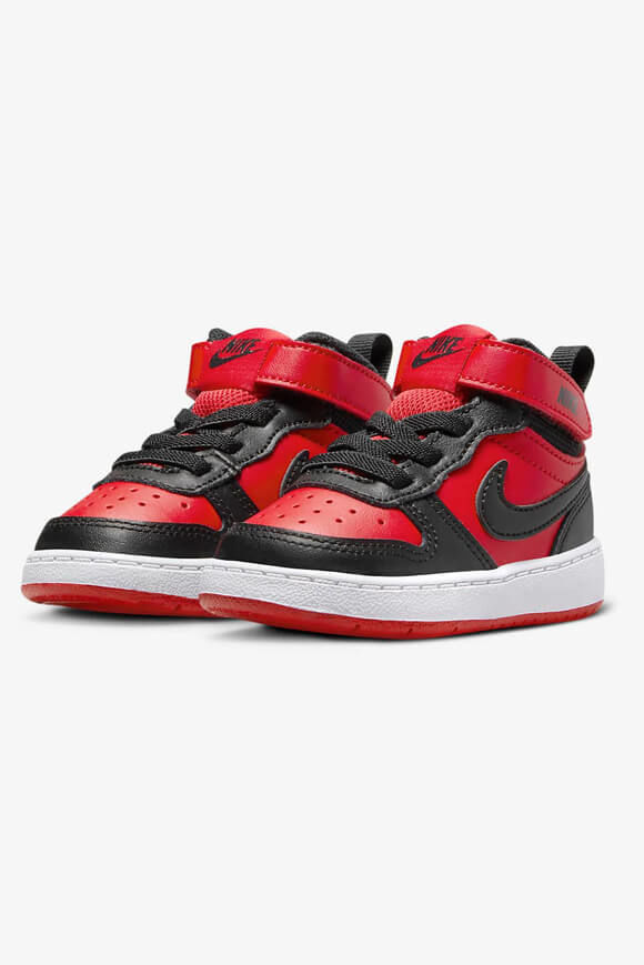 Nike Court Borough Mid 2 Baby Sneaker | University Red + Black + White | Baby | EU21 Nike Court Borough Mid 2 Baby Sneaker | University Red + Black + White | Baby | EU21 von Nike