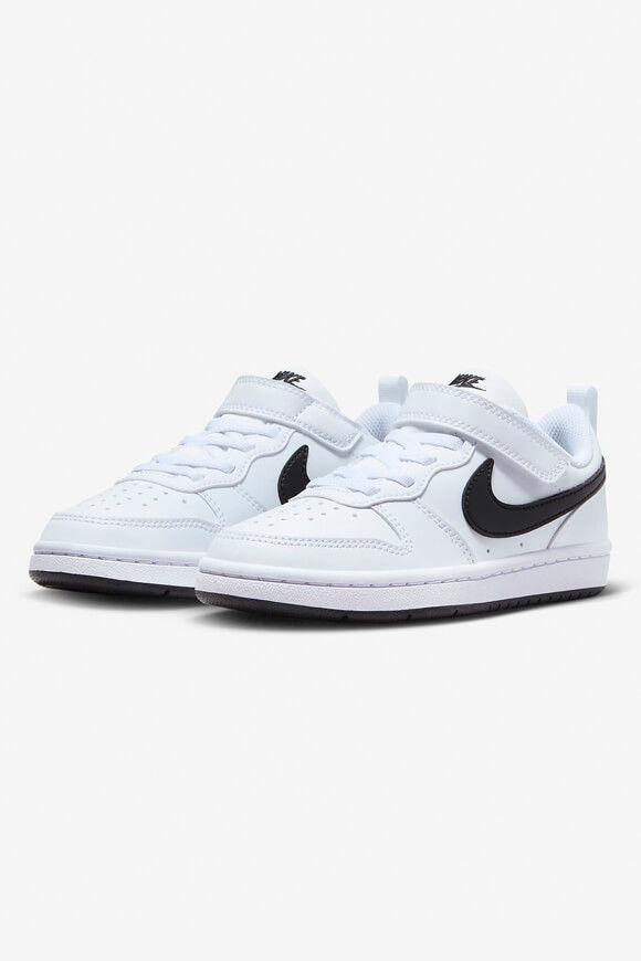 Nike Court Borough Recraft Kids Sneaker | White + Black | Jungen  | EU31 von Nike