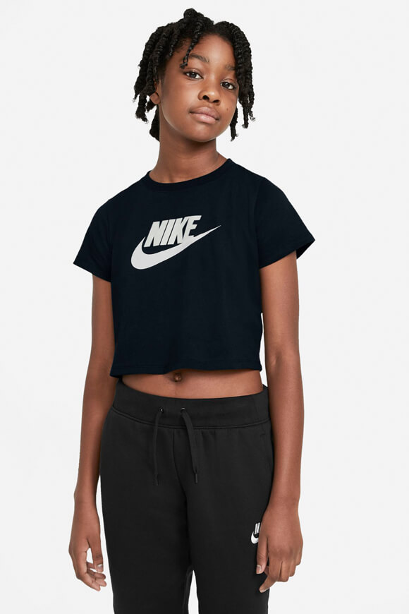 Nike Crop T-Shirt | Schwarz | Mädchen  | M von Nike