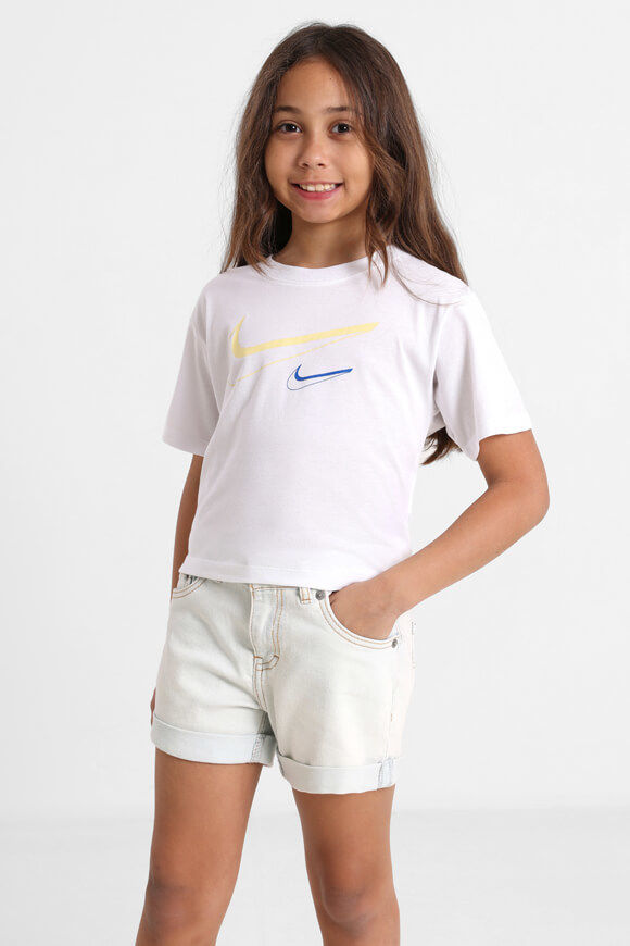 Nike Crop T-Shirt | White | Mädchen  | 4y von Nike