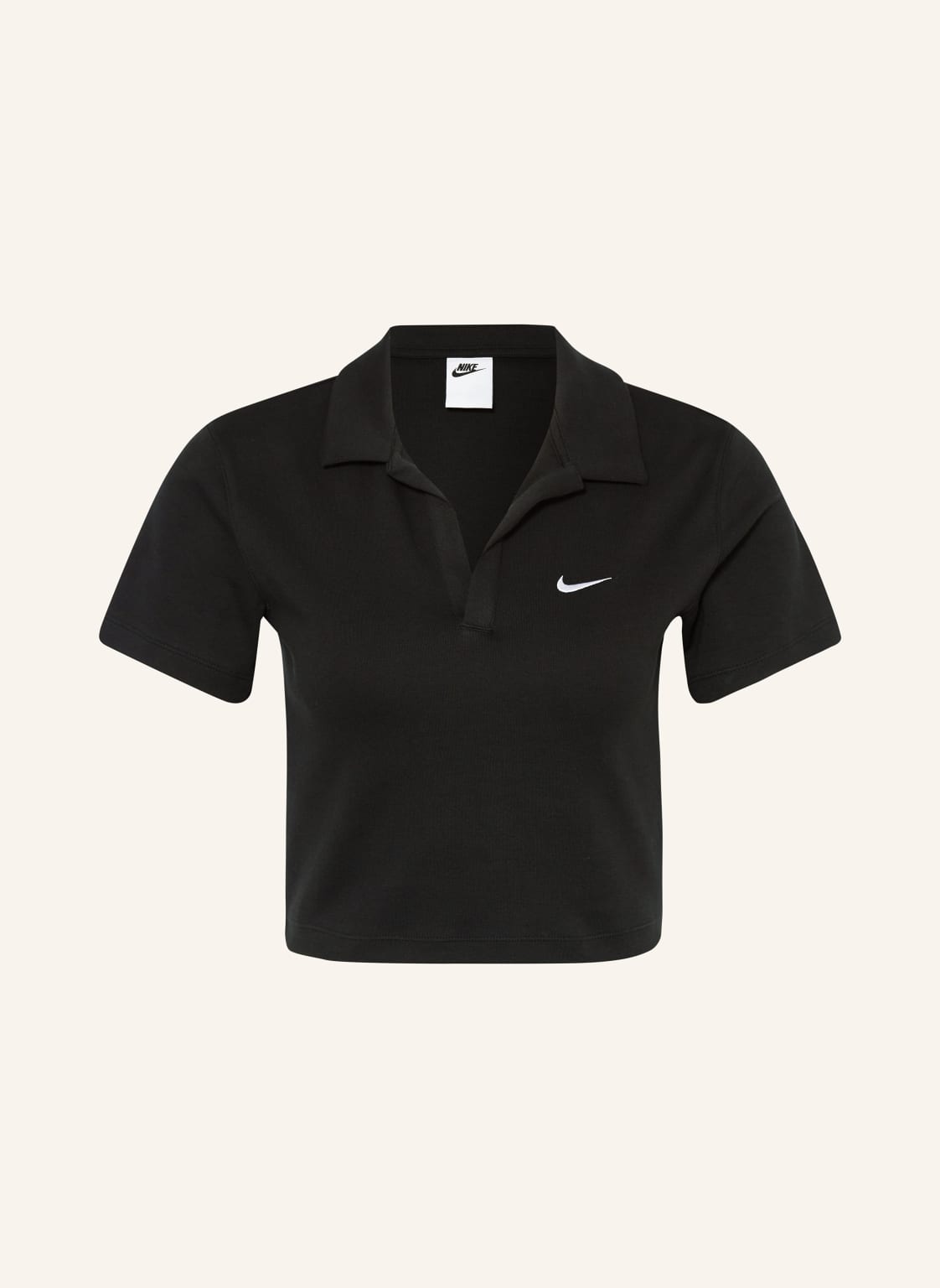 Nike Cropped-Shirt schwarz Nike Cropped-Shirt schwarz von Nike