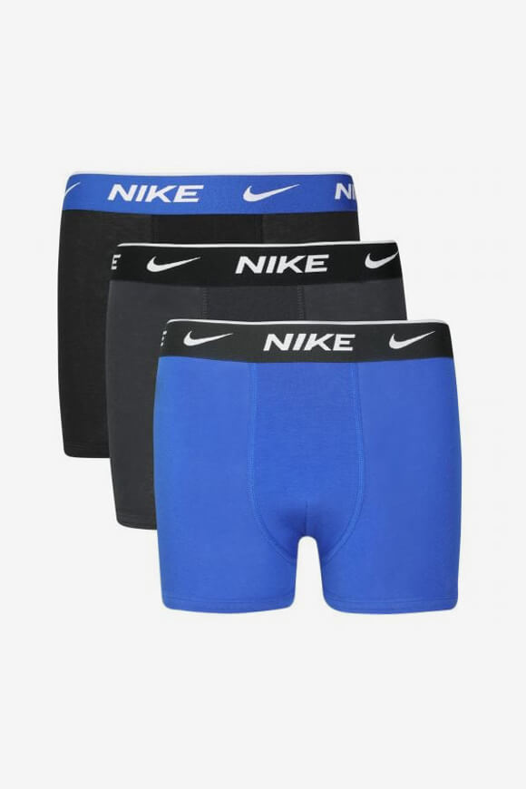 Nike Dreierpack Boxershorts | Black + Anthracite + Game Royal | Jungen  | L von Nike