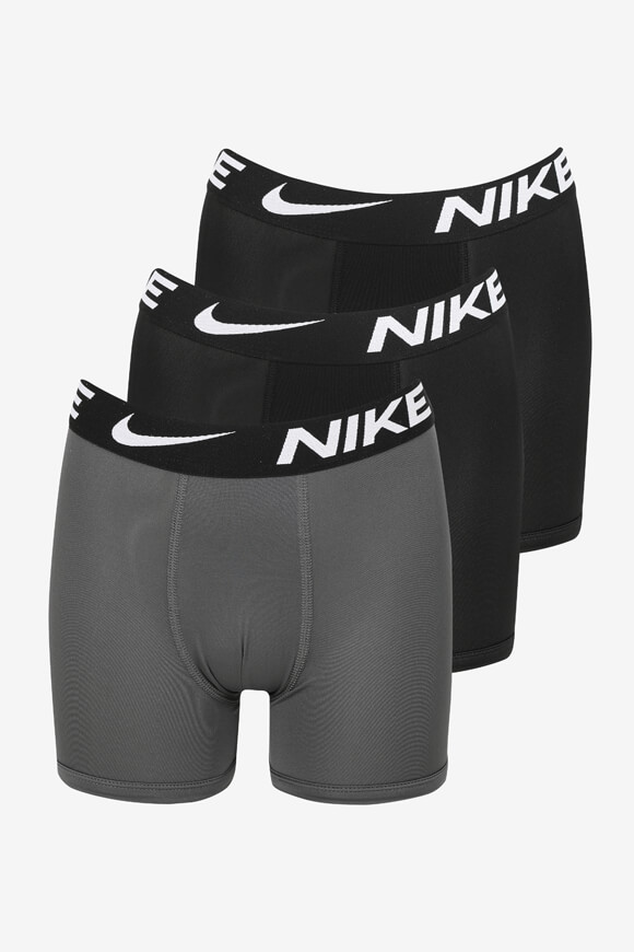 Nike Dreierpack Boxershorts | Schwarz + Dunkelgrau | Jungen  | L von Nike