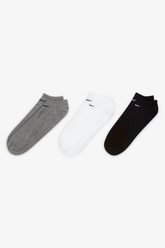 Nike Dreierpack Socken | Schwarz + Weiss + Grau | Herren  | EU34-38 von Nike