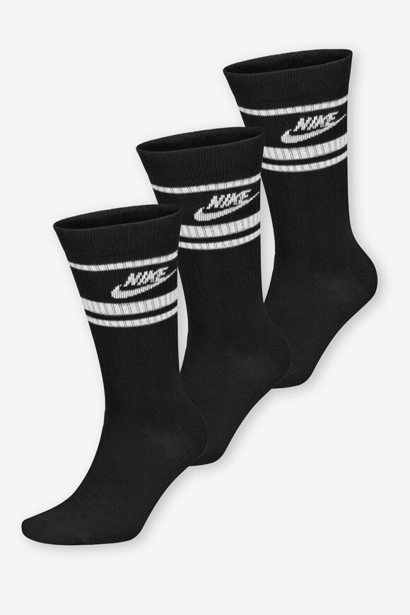 Nike Dreierpack Socken | Schwarz + Weiss | unisex  | EU34-38 von Nike