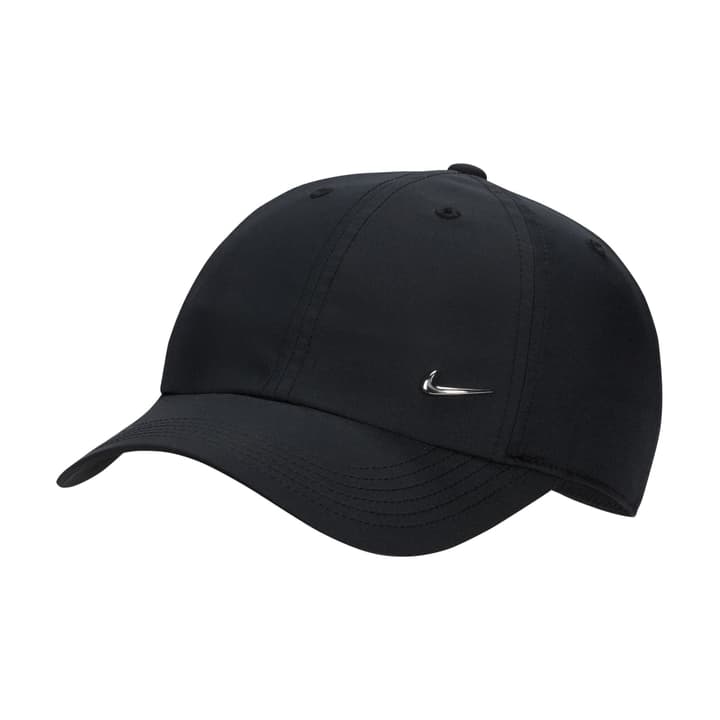 Nike Dri-FIT Club Metall Swoosh Cap schwarz von Nike