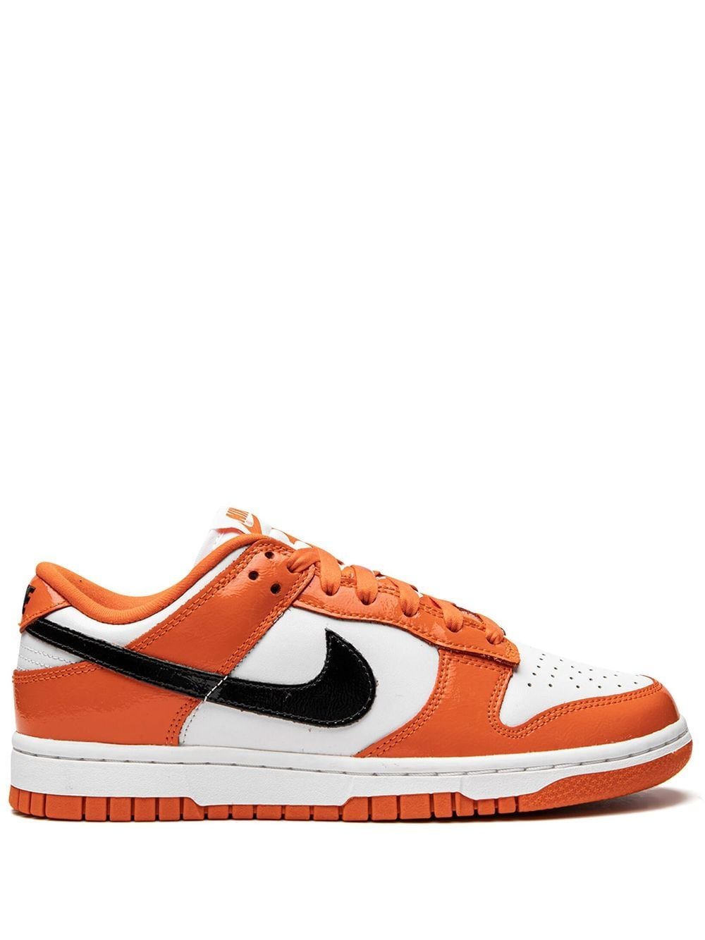 Nike Dunk Low "Orange/Black Patent Leather" sneakers von Nike