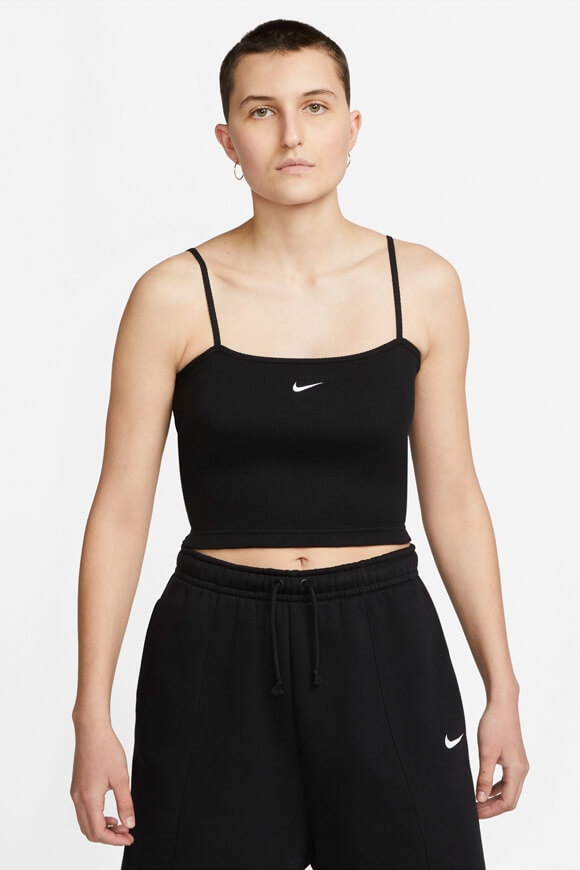 Nike Geripptes Crop Trägertop | Schwarz | Damen | L Nike Geripptes Crop Trägertop | Schwarz | Damen | L von Nike