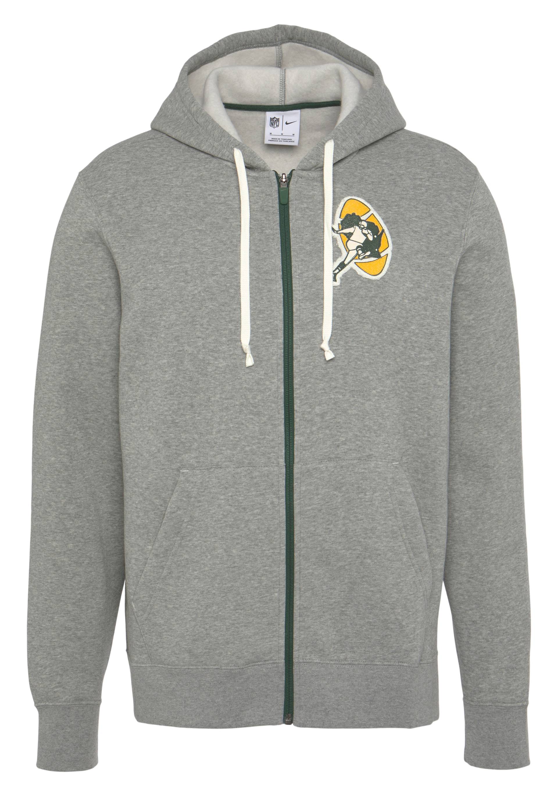 Nike Kapuzensweatjacke »GREEN BAY PACKERS FZ HISTORIC LIFESTYLE HOODIE« von Nike