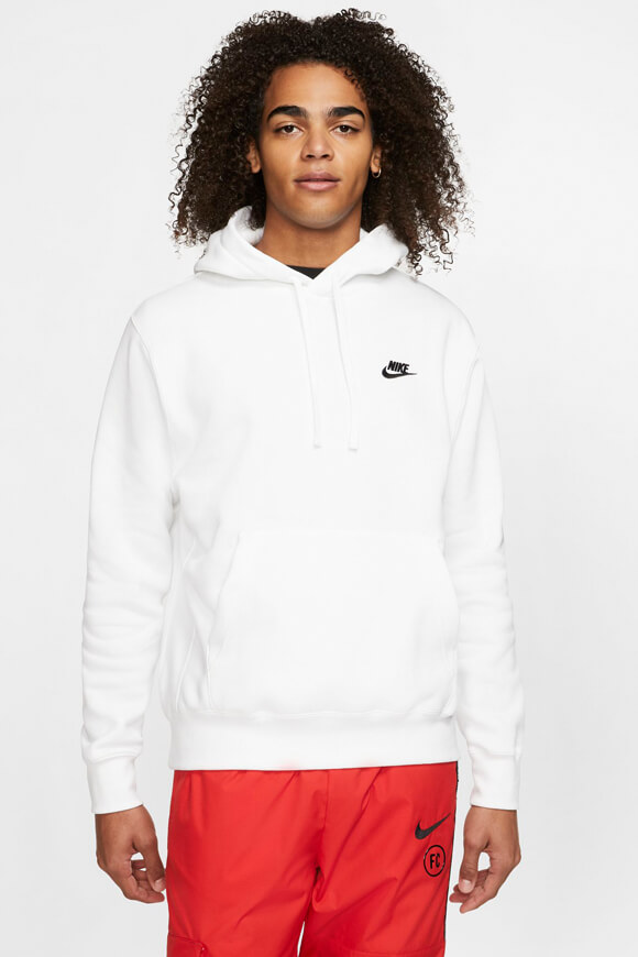 Nike Sportswear Club Fleece Kapuzensweatshirt | Weiss | Herren  | XL von Nike