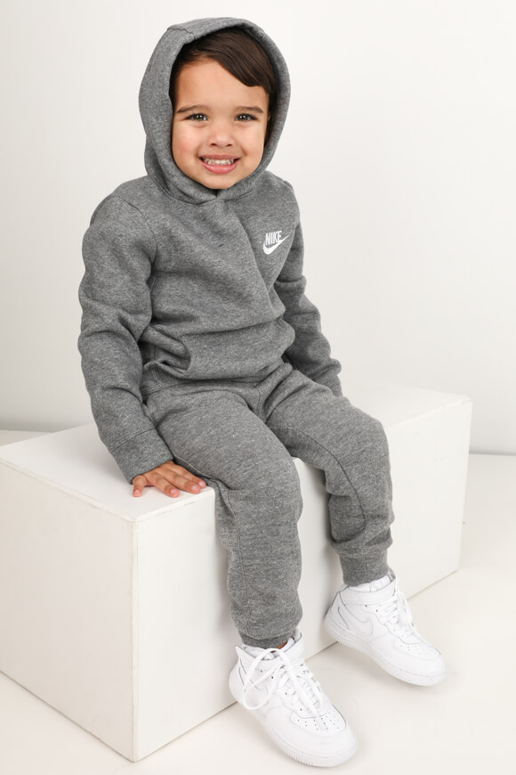 Nike Kids Kapuzensweatshirt | Carbon Heather | Jungen  | 3y von Nike