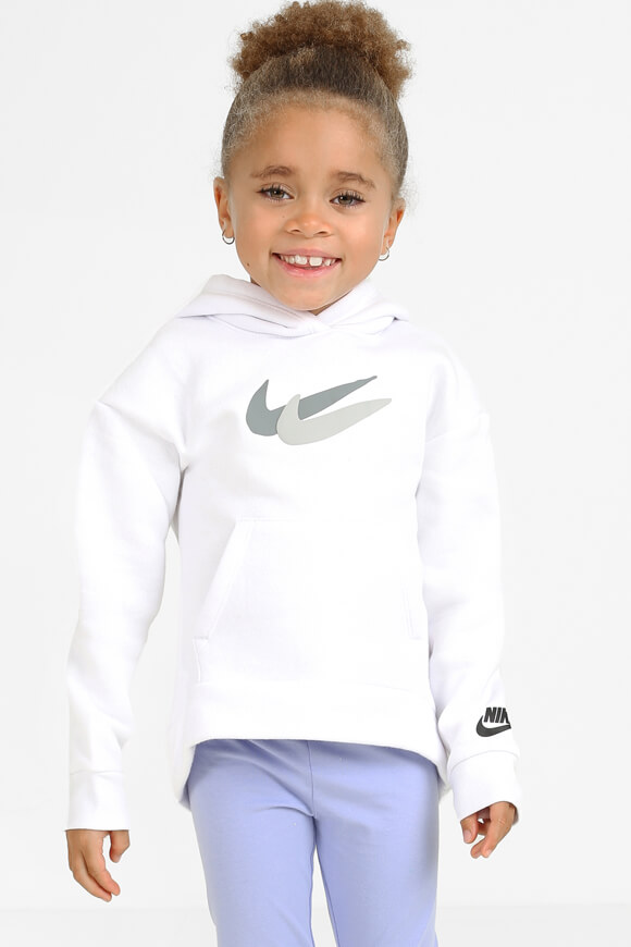 Nike Kids Kapuzensweatshirt | Weiss | Mädchen  | 7y von Nike