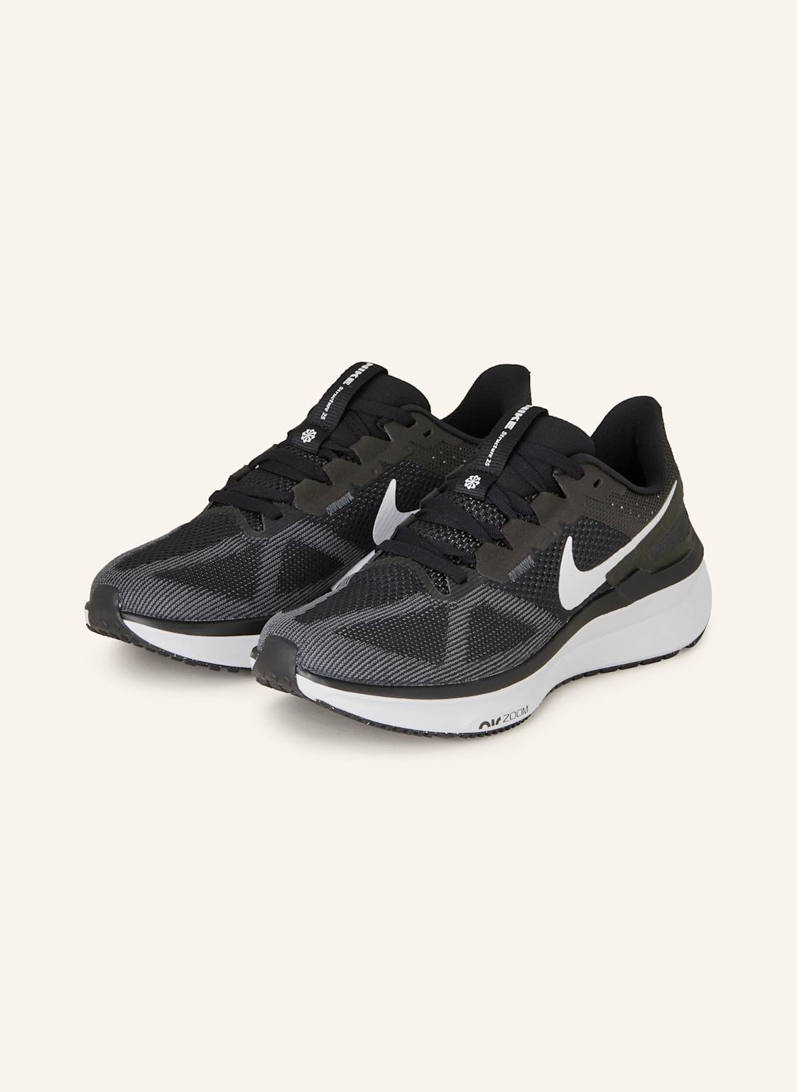 Nike Laufschuhe Structure 25 Premium schwarz von Nike