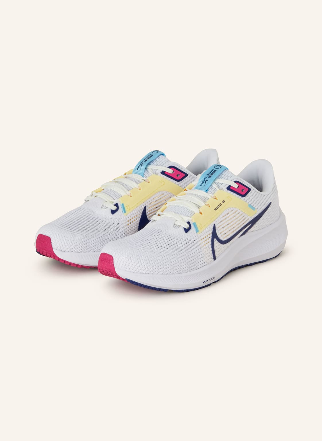 Nike Laufschuhe Pegasus 40 weiss von Nike