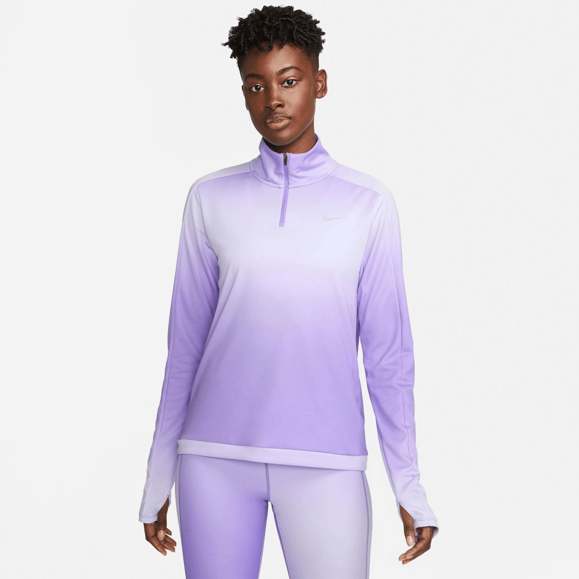 Nike Laufshirt »Dri-FIT Swoosh Women's Printed Half-Zip Top« von Nike