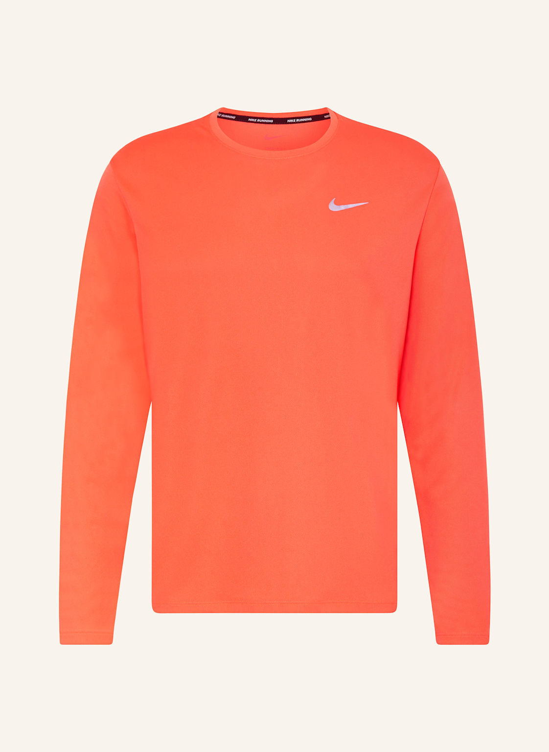 Nike Laufshirt Miler orange Nike Laufshirt Miler orange von Nike