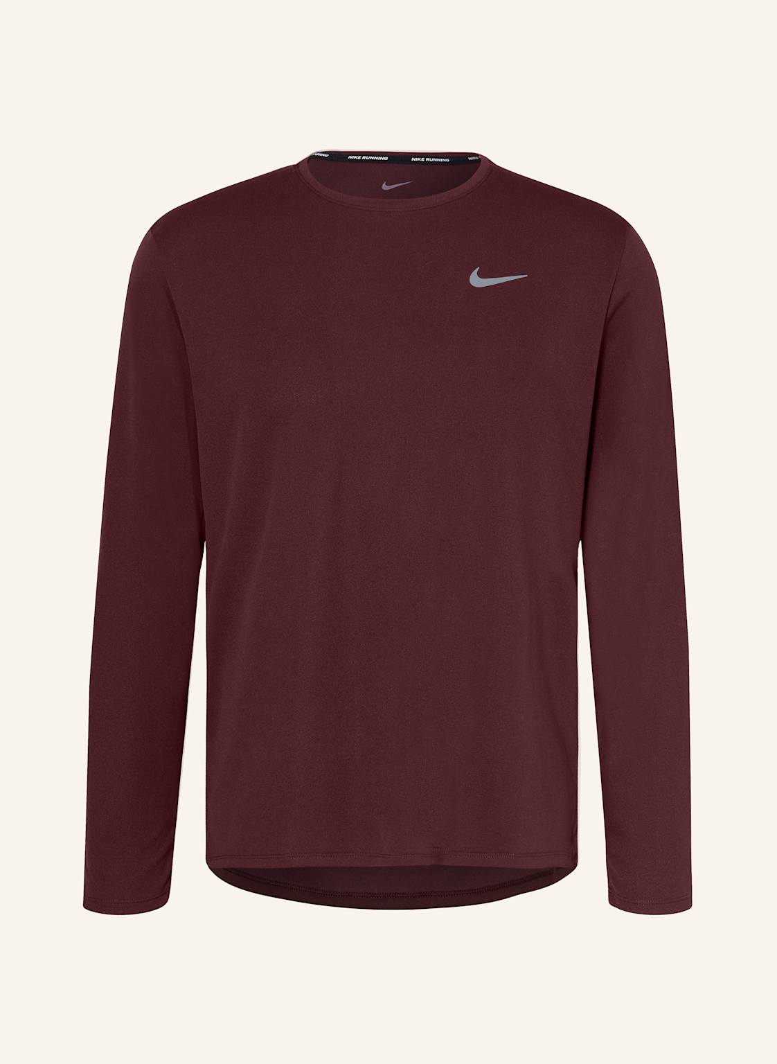 Nike Laufshirt Miler rot Nike Laufshirt Miler rot von Nike