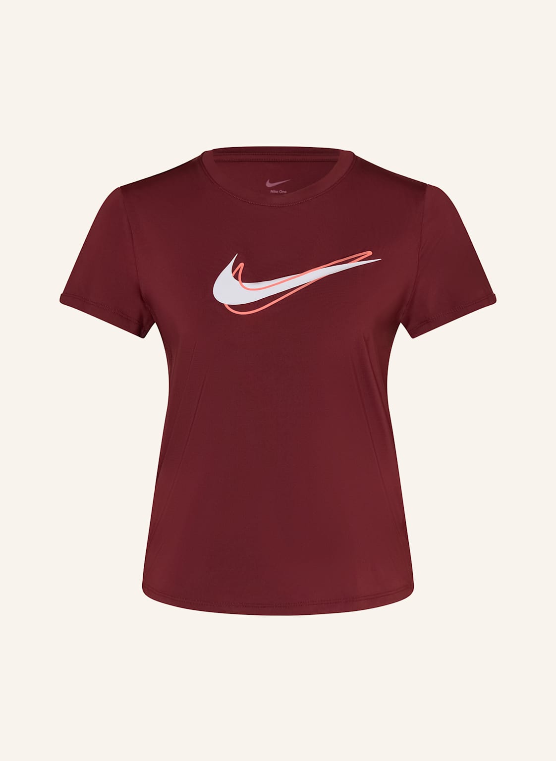 Nike Laufshirt One Swoosh rot Nike Laufshirt One Swoosh rot von Nike