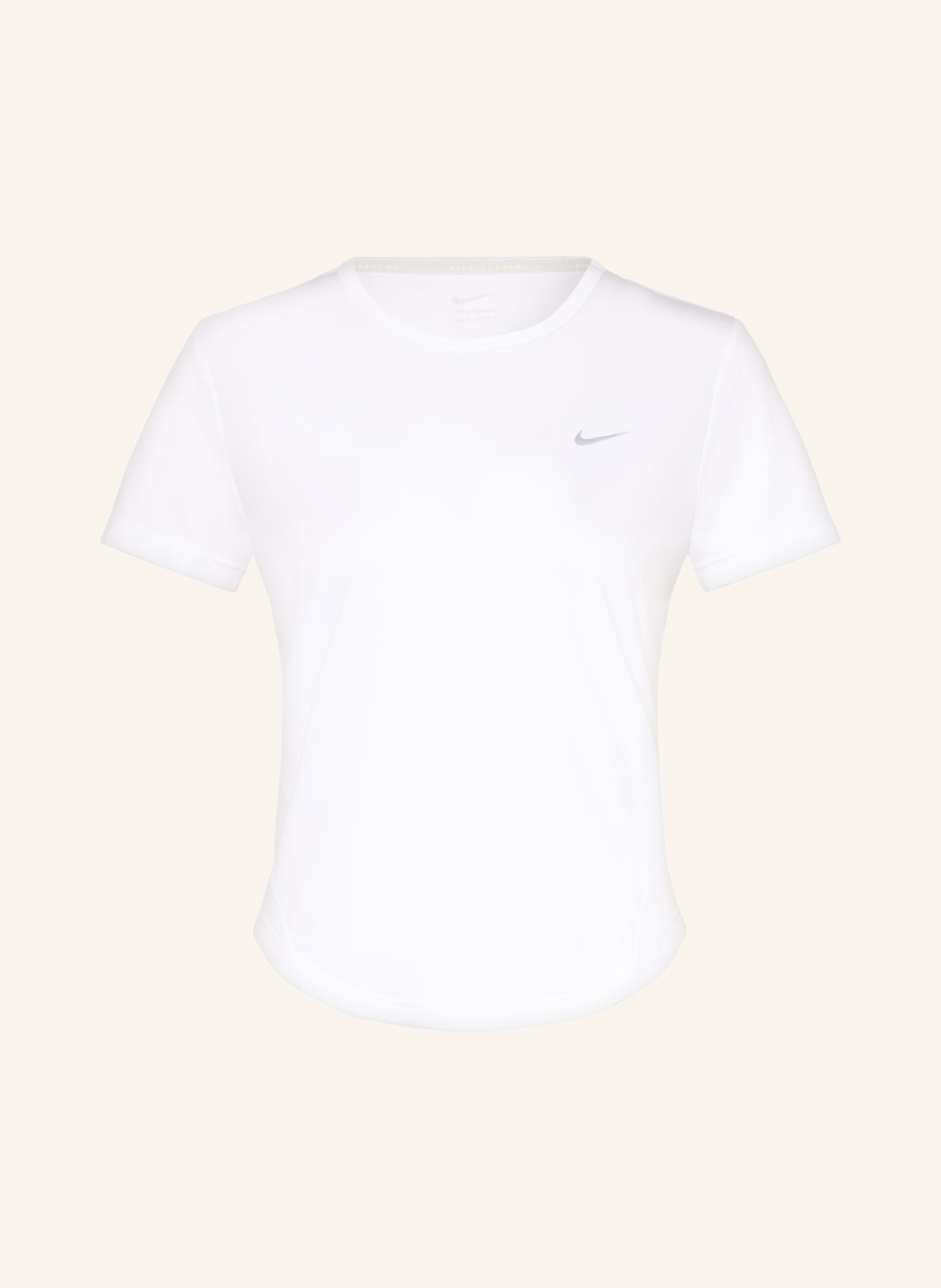 Nike Laufshirt Tempo weiss von Nike