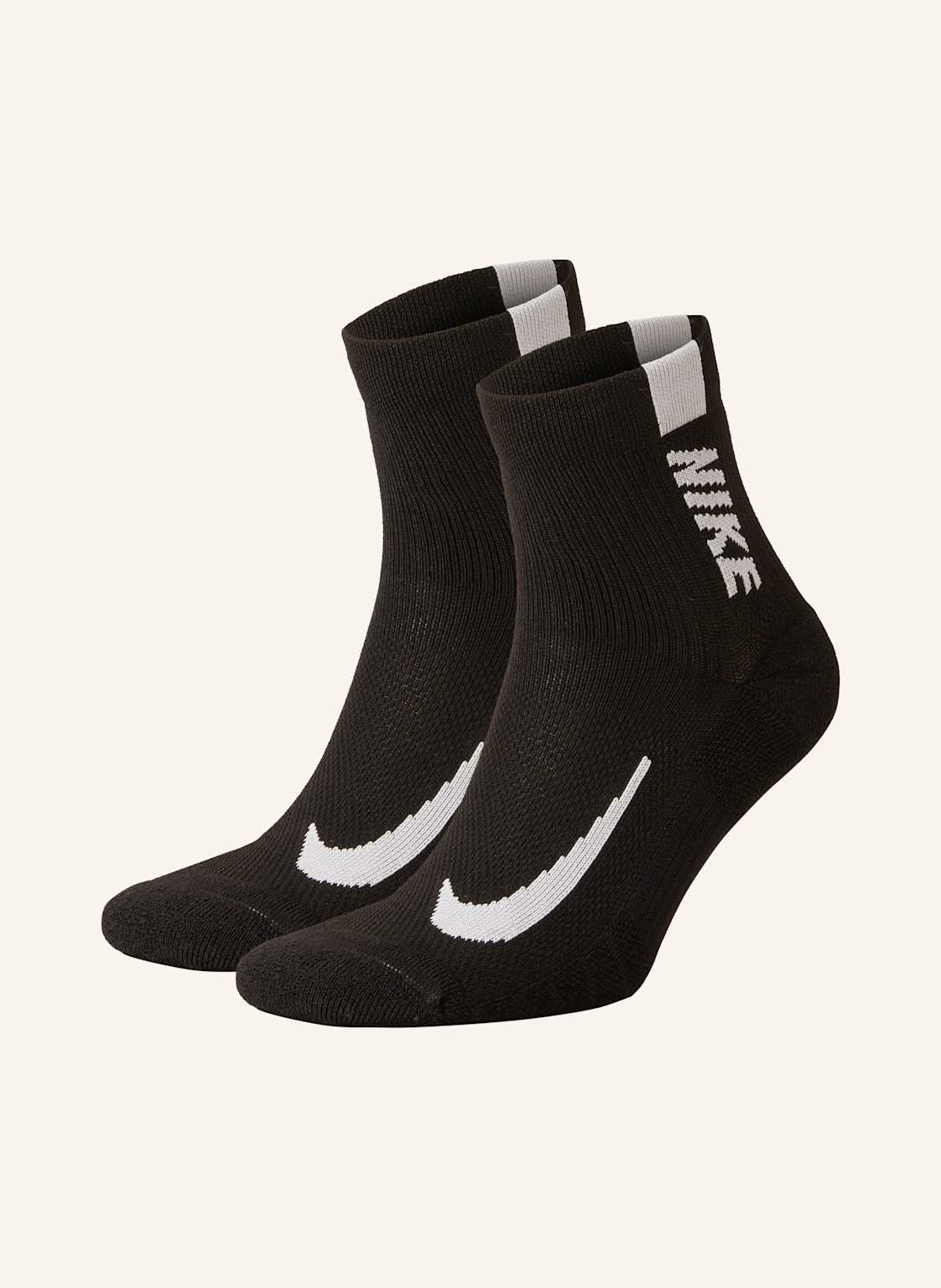 Nike 2er-Pack Laufsocken Multiplier schwarz Nike 2er-Pack Laufsocken Multiplier schwarz von Nike