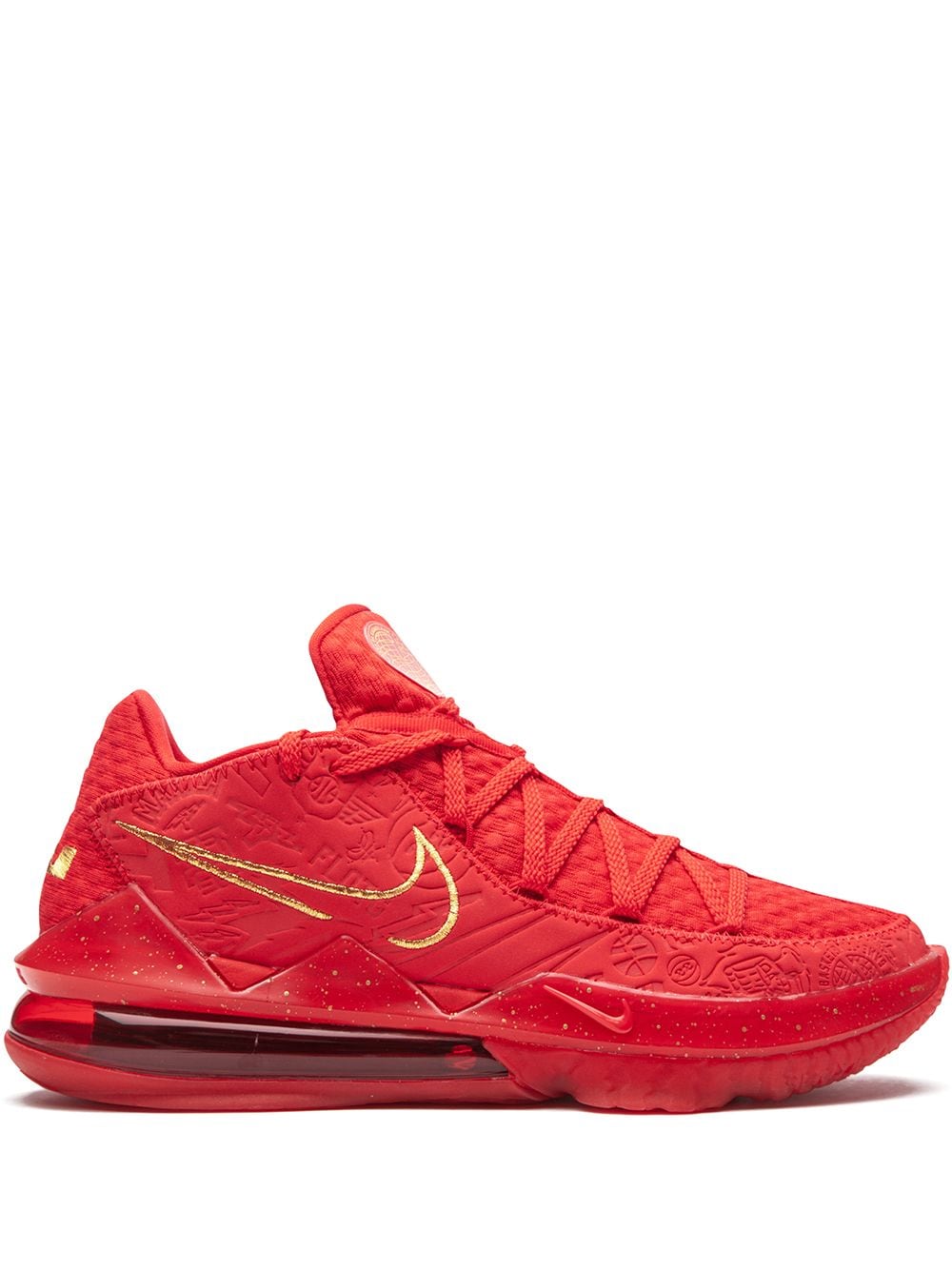 Nike LeBron 17 Low Titan sneakers - Red von Nike