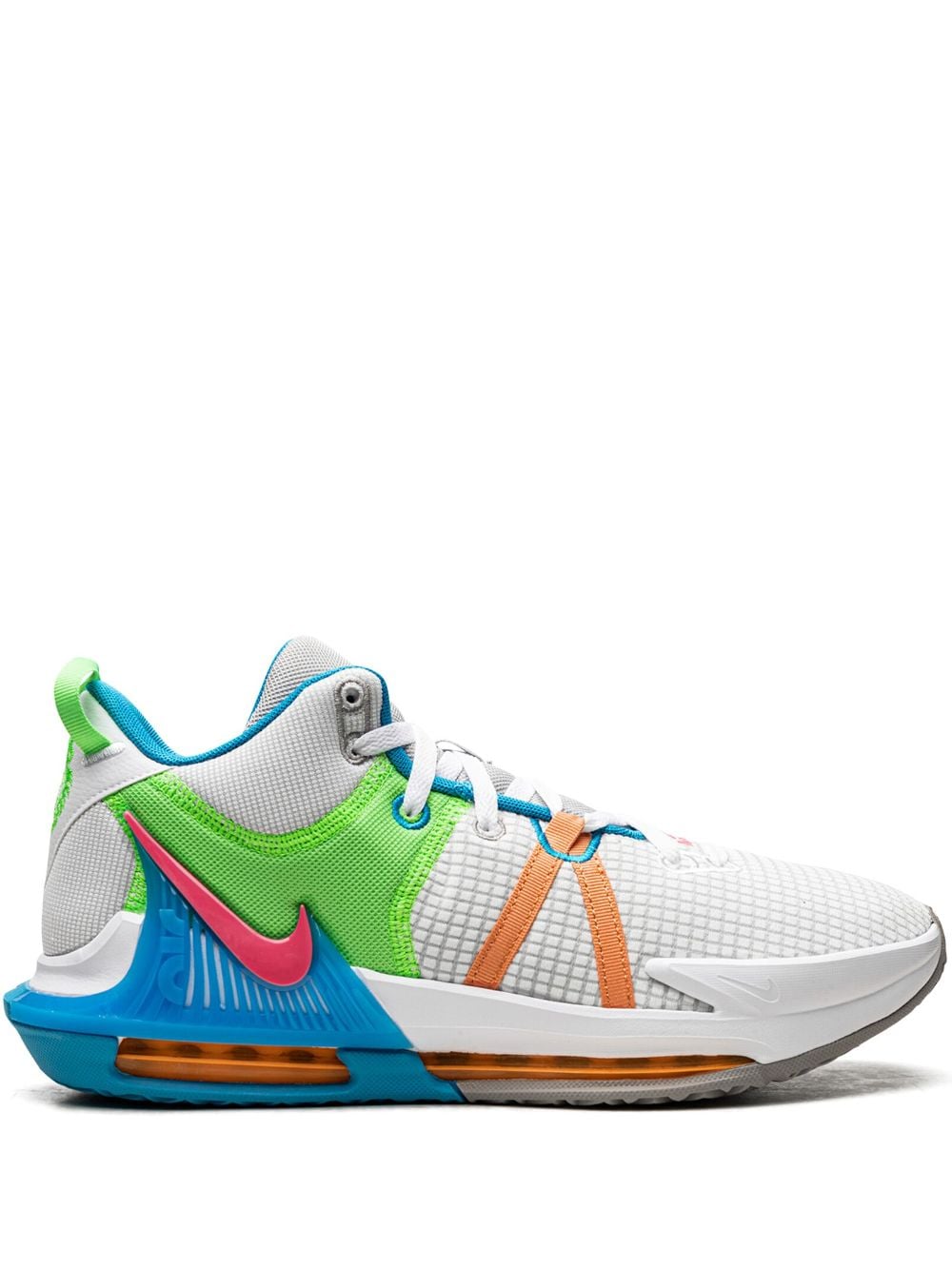Nike Lebron Witness VII "Grey Fog/Cobblestone/Laser Blue/Hyper Pink" sneakers von Nike