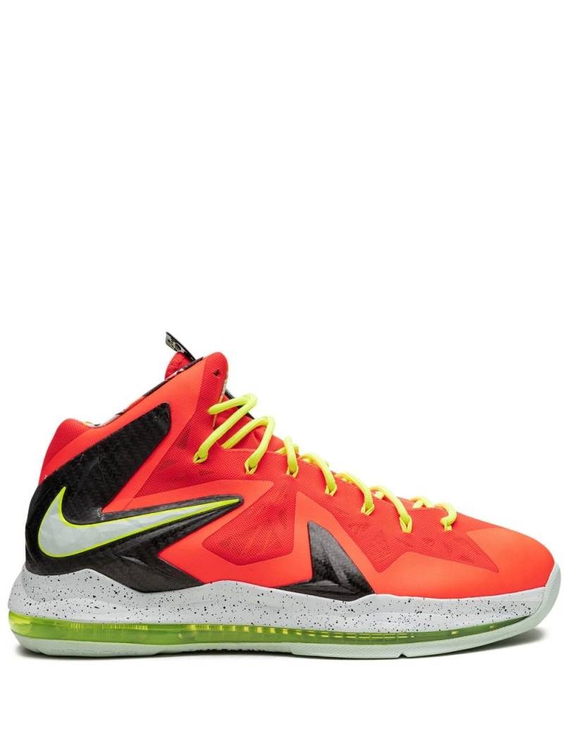 Nike LeBron 10 P.S Elite "Total Crimson" sneakers - Orange von Nike