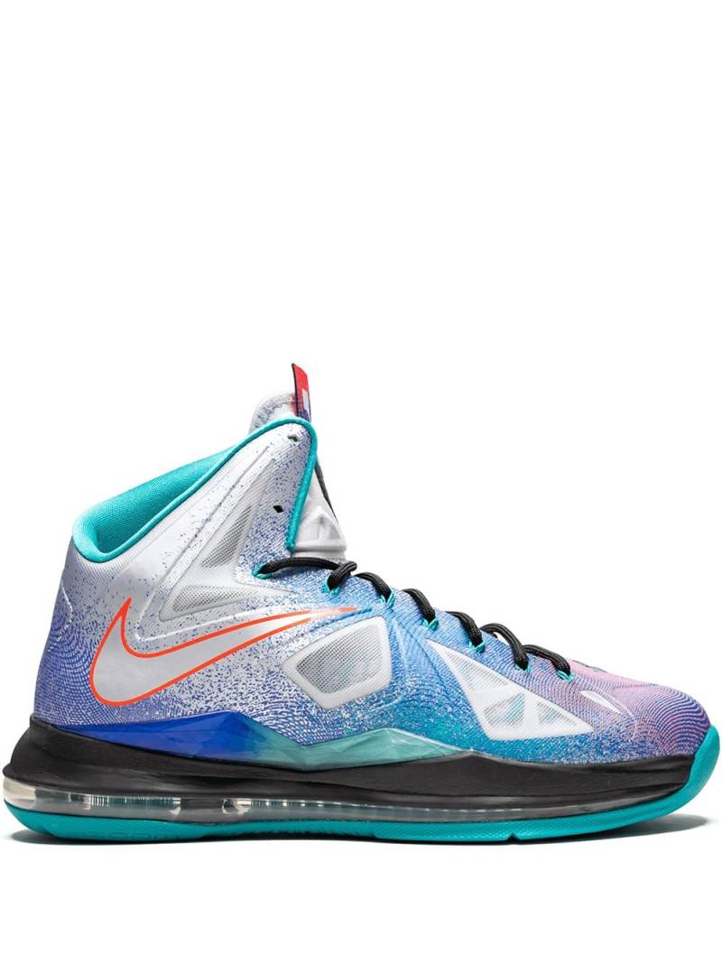 Nike Lebron 10 hi-top sneakers - Blue von Nike