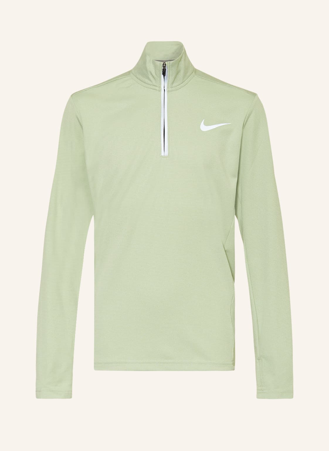 Nike Longsleeve Dri-Fit Poly+ gruen von Nike