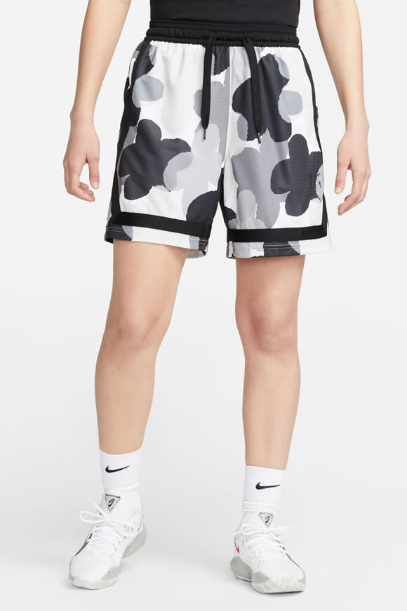 Nike Mesh Shorts | Grau + Schwarz + Weiss | Damen  | S von Nike