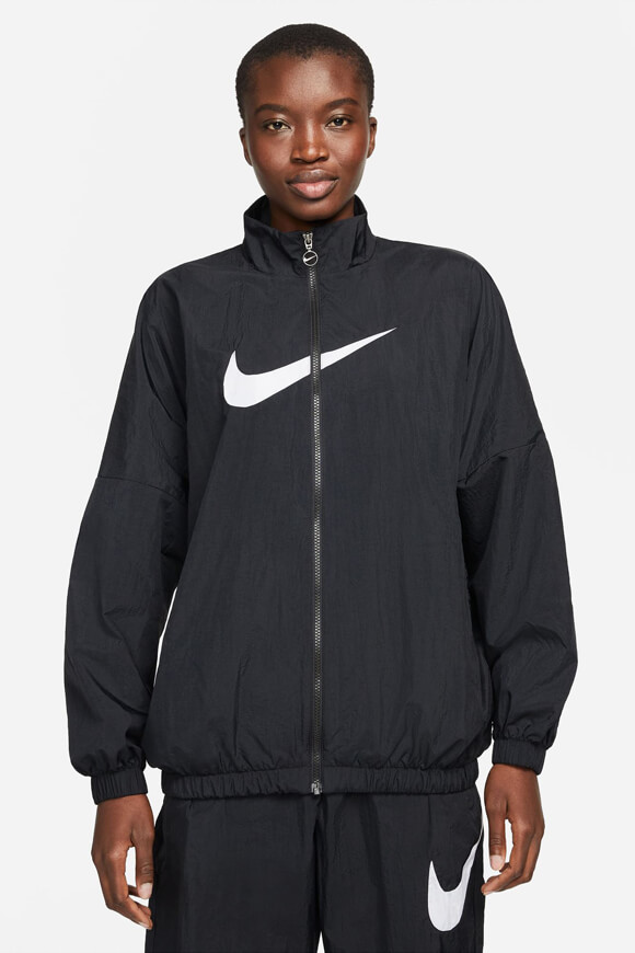 Nike Oversize Trainingsjacke | Schwarz | Damen  | M von Nike