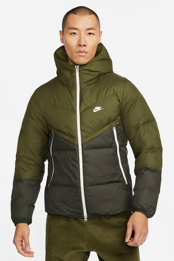 Nike Puffer Daunenjacke | Rough Green + Sequoia | Herren  | M von Nike