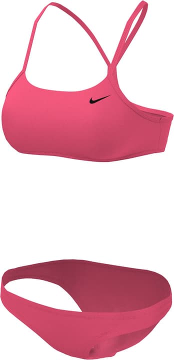 Nike Racerback Bikini Set Bikini pink von Nike