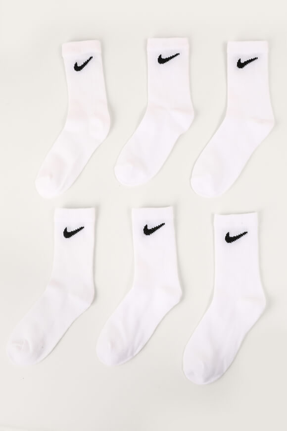 Nike Sechserpack Socken | White | Jungen | EU27-35 Nike Sechserpack Socken | White | Jungen | EU27-35 von Nike