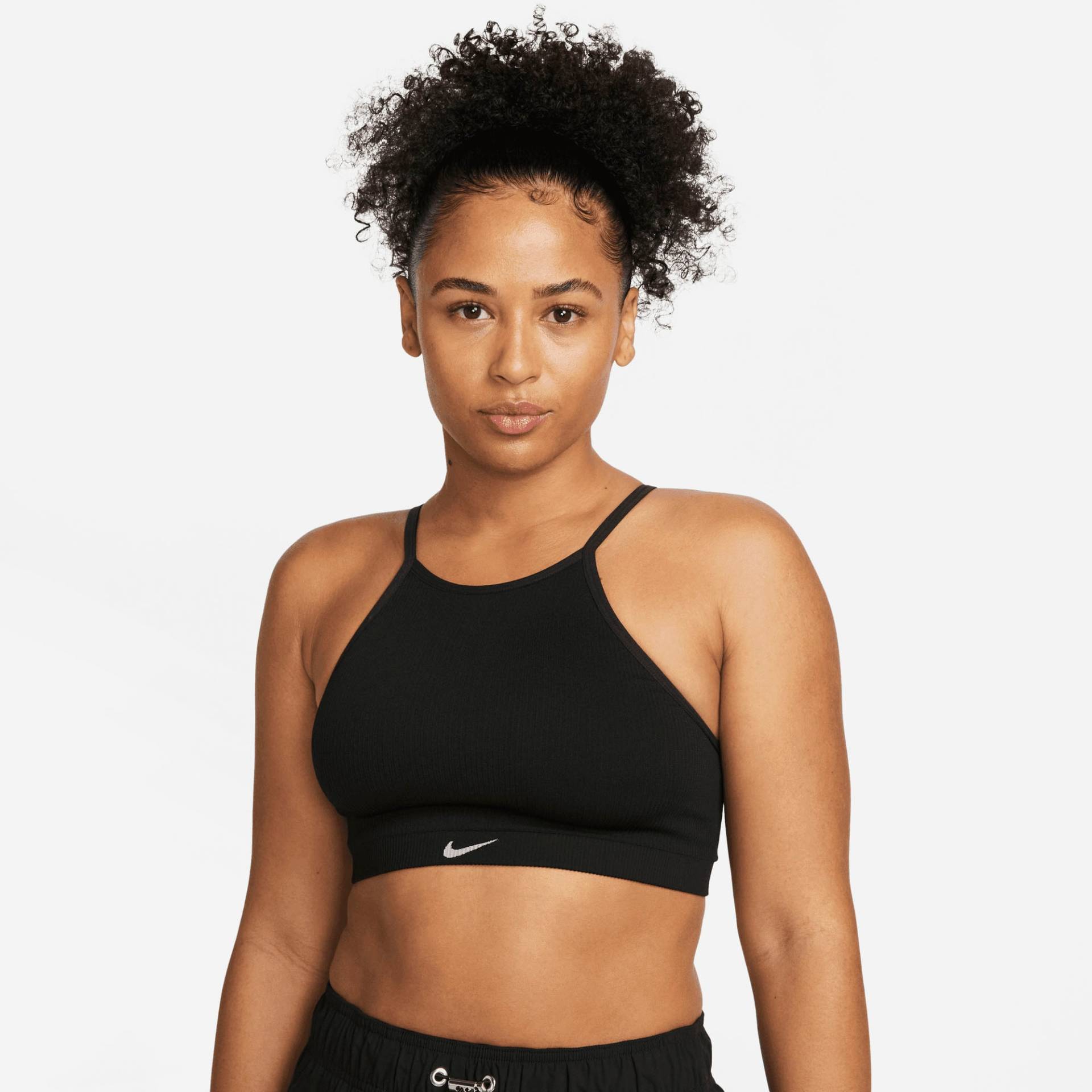 Nike Sport-BH »Dri-FIT Indy Seamless Women's Light-Support Padded Ribbed Sports Bra« von Nike