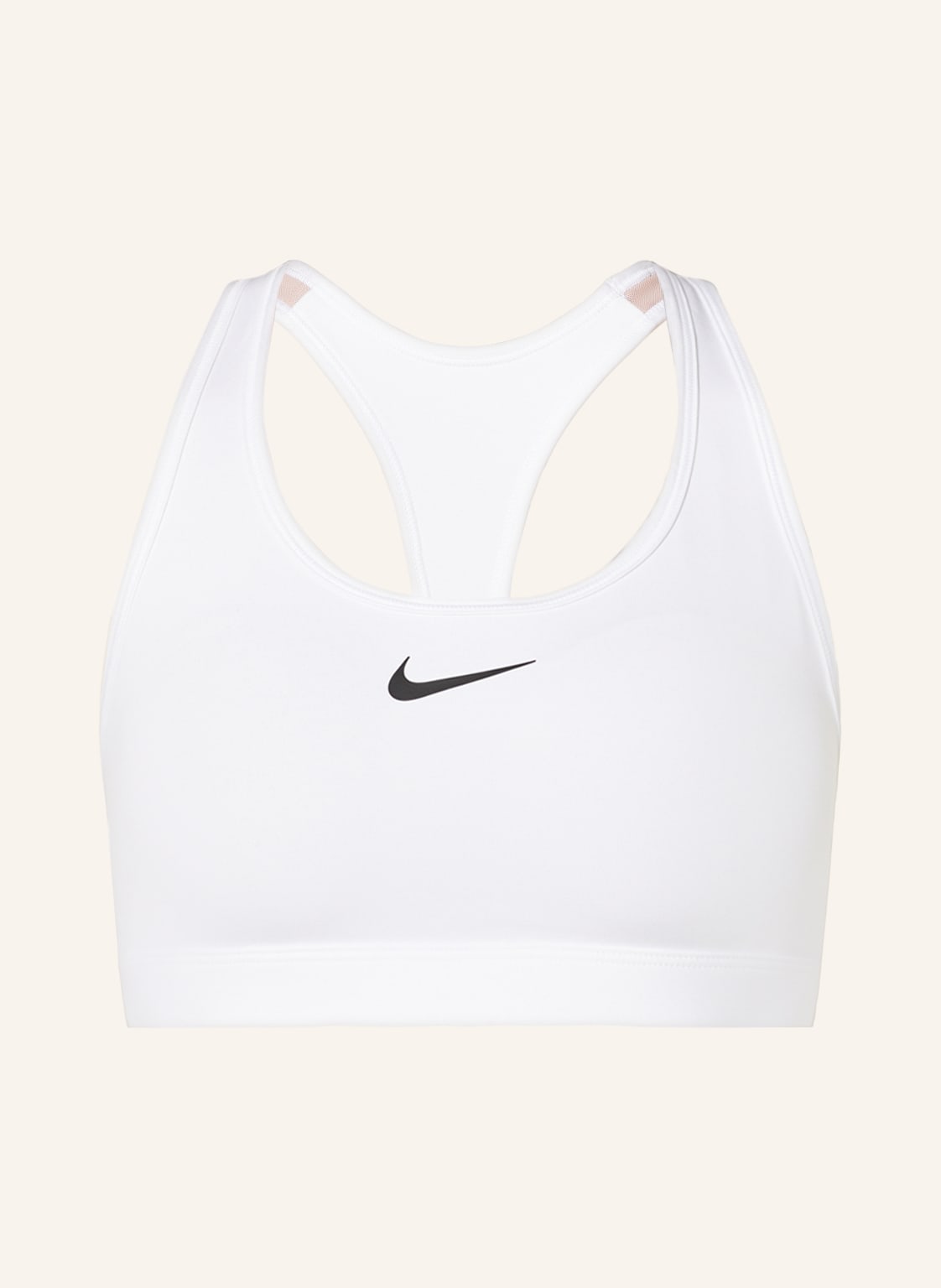 Nike Sport-Bh Swoosh weiss von Nike