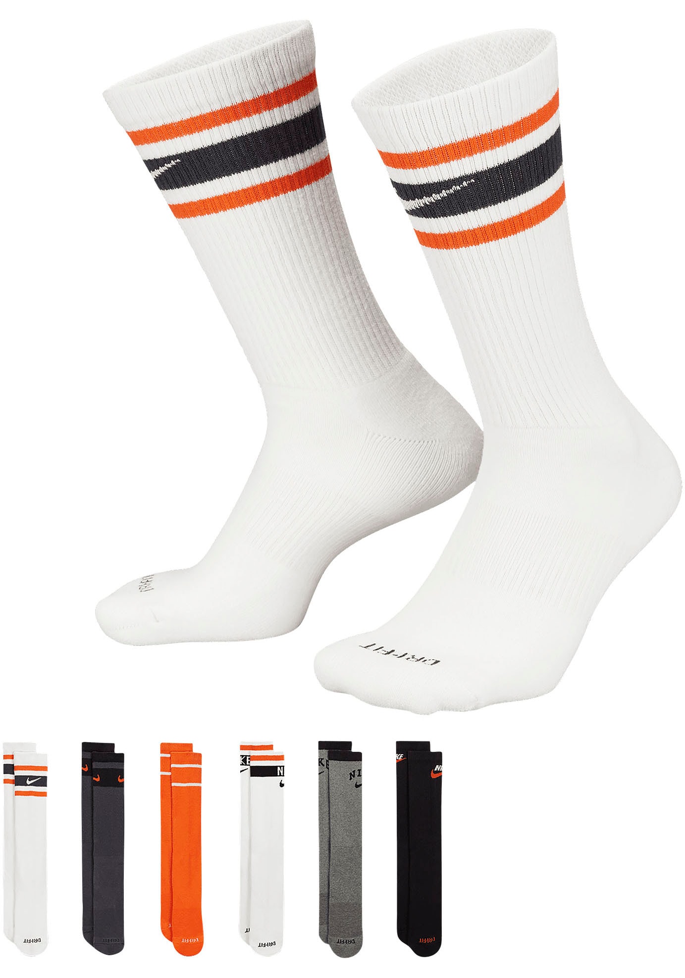 Nike Sportsocken »Everyday Plus Cushioned Crew Socks (-Pack)«, (6 Paar) von Nike
