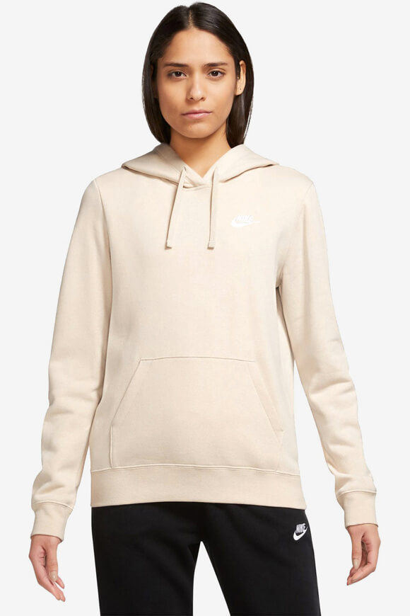 Nike Sportswear Club Fleece Kapuzensweatshirt | Sanddrift | Damen | M Nike Sportswear Club Fleece Kapuzensweatshirt | Sanddrift | Damen | M von Nike