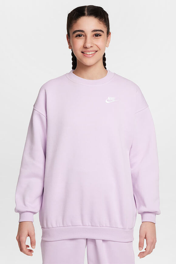 Nike Sportswear Club Fleece Oversize Sweatshirt | Lilac | Mädchen | S Nike Sportswear Club Fleece Oversize Sweatshirt | Lilac | Mädchen | S von Nike