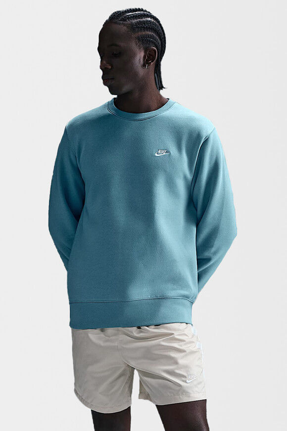 Nike Sportswear Club Sweatshirt | Denim Turquoise | Herren | S Nike Sportswear Club Sweatshirt | Denim Turquoise | Herren | S von Nike