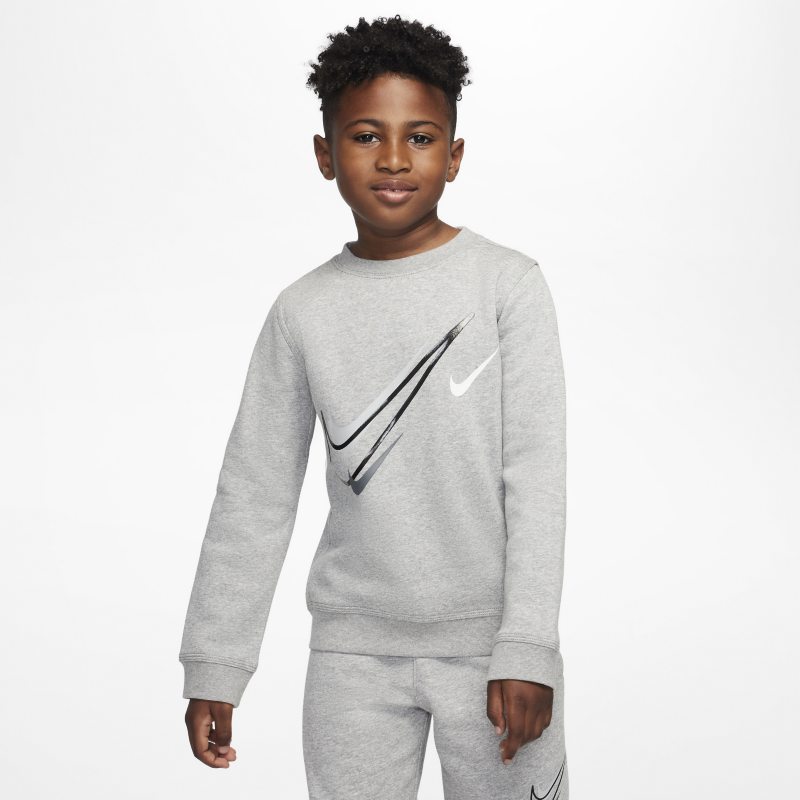 Nike Sportswear Fleece-Sweatshirt für ältere Kinder (Jungen) - Grau von Nike