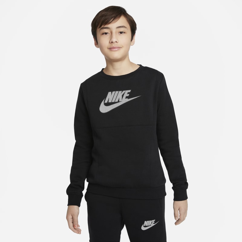 Nike Sportswear Fleece-Sweatshirt für ältere Kinder (Jungen) - Schwarz von Nike