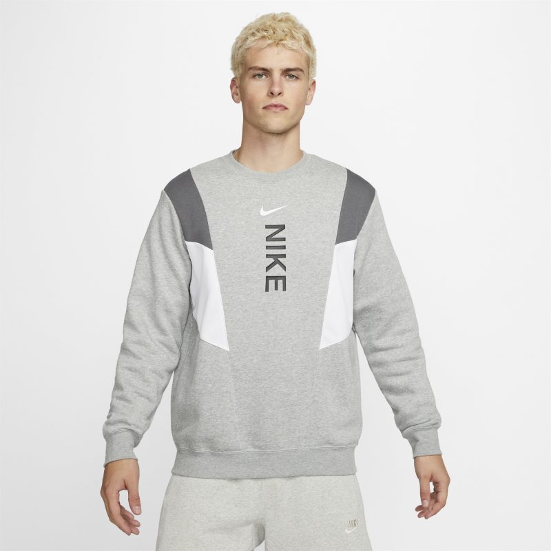 Nike Sportswear Hybrid Fleece-Sweatshirt für Herren - Grau von Nike